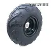 Piezas modificadas para go-kart de cuatro ruedas, llantas de vacío todoterreno para ATV 145/70-6 pulgadas con rines de hierro