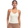 Nueva ropa interior deportiva cruzada de nailon de doble cara de color sólido con hermosa espalda cruzada para correr, fitness, yoga, chaleco superior para mujer