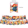 Nova venda imperdível tema Urso Paddington festa de aniversário bandeira de puxar banner cartão de bolo balão suprimentos de decoração
