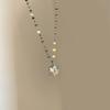 Collar de Diamante Solitario para Mujer, Cadena Clavícula Ins, Diseño Nicho de Lujo Ligero, Suave y Elegante, Sencillo y Versátil para Mejores Amigas