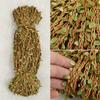 100 m cera tecida colorido cânhamo corda folha folha corda mori decoração rattan DIY acessórios de cabelo feitos à mão para crianças