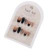 Piezas de Uñas Hechas a Mano con Mariposas Strass de Alta Calidad Uñas Francesas Pre-fabricadas Little Red Book Spice Girl Uñas Postizas