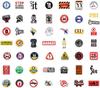100 folhas Adesivos para capacete de segurança para soldagem, caixa de ferramentas, boné, bagagem, capa de celular, papelaria, skate, carro, decorativos