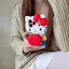Suporte Fofo de Desenho Animado Abraçando Maçã Gato Kt iPhone 17 Apple 16 Adequado para Capa de Celular 14/15 Pro Max 13