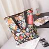 Bolsa de Compras con Cremallera de Gran Capacidad, Bolsa de Compras para Supermercado Gruesa Repelente al Agua, Bolso Plegable, Bolsa Tote de Almacenamiento para Hombro
