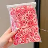 Elásticos de Cabelo Pequenos Infantis para Meninas, Faixas de Cabelo que Não Danificam o Cabelo, Cordas de Cabelo de Alta Elasticidade para Bebês