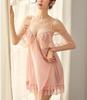Lencería sexy europea y americana pijamas seductores Taobao camisón perspectiva femenina
