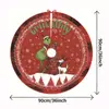 Nueva Falda para Árbol de Navidad con Diseño de Mejor Venta en Amazon Decoración para Base de Árbol Impresión Digital Suministros Navideños Decoraciones