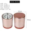 Taza de vidrio electrochapado para vela DIY hecha a mano casera recipiente para vela de aromaterapia de cera de soja Portavelas decoración taza vacía venta al por mayor