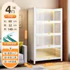 Estante de Livros com Porta de Vidro de Aço para Casa à Prova de Poeira Estante para Livros Infantis Gabinete de Exibição de Figuras de Espaço com Luz Gabinete Ita Gabinete de Lata