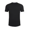 Camiseta de Manga Corta para Hombre DiJia, Anti-Arrugas, Alta Tecnología, Color Sólido, Multifuncional, Casual, Camisa de Secado Rápido, Camiseta de Secado Rápido para Hombre
