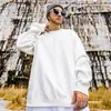 Painel de Luz A/B/CT/Y/W/LM Cor Sólida M-8XL Preto Branco Simples Solto Estampado Tamanho Grande Roupa Masculina