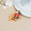 Aleación vietnamita de larga duración, filigrana, animal hueco, bolsa de la fortuna, cadena para suéter DIY, accesorios para llavero