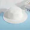 Sombrero de Paja de Ala Plana para Adultos y Niños, Sombrero de Pescador Liso para DIY, Protección Solar para la Playa, Sombrero de Paja Transpirable de Alta Calidad para la Playa