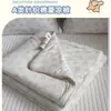 Colcha de Verano de Algodón Tejido de Soya Grado A con Dibujos Animados, Lavable a Máquina, Adecuada para Niños y Estudiantes, Colcha de Verano para Dormitorio con Aire Acondicionado, Colcha Delgada