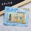 Serie Liaoning Dalian Shenyang Huludao Imán Magnético de Madera para Refrigerador Cultural y Creativo 3D Tridimensional Dibujos Animados Pegatina Magnética