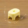 Micro-Paisagem Criativa Banquinho Dobrável Modelo Casa de Bonecas DIY Acessórios Decorativos Mini Desktop Ornamentos de Resina