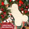 Meias de Natal de osso de Natal tricotadas transfronteiriças, meias de Natal criativas, decorações de janela de árvore de Natal, sacolas de presente
