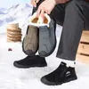 Zapatos de Algodón Cálido de Lana Nuevos de Invierno para Hombre Engrosados Antideslizantes Casuales Slip-on Botas de Nieve Zapatos de Papá Dropshipping