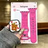 Pixel Bear Es Adecuado para Correas de Apple Watch Iwatchss11/10/9 Silicona Appleultra3 Gris Se