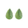 E15209 Pendientes de Resina Plegada con Forma de Lágrima Retro Transfronterizos, Pendientes Versátiles Multicolores de Estilo Francés de Moda para Mujer