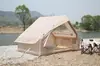 Tenda inflável personalizada transfronteiriça de 12 m², tenda familiar para exterior para acampamento, tenda de acampamento de fim de semana para 6-8 pessoas para várias pessoas