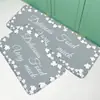 Alfombrillas de Suelo Estilo Nórdico Estampado de Plantas Transfronterizas Alfombrillas Absorbentes para Cocina Alfombrillas Antideslizantes Resistentes a Manchas para Baño Alfombra para Dormitorio Felpudos