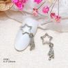 Joias para unhas popular liga laço estrela Coroa amor borboleta metal pingente decorativo joias para unhas diamante