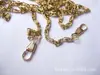 Accesorios Metálicos de Cadena Fina para Bolsas del Fabricante de Guangzhou, Cadena de Hierro de 40/60/120 cm con Cierre de Perla