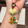 Cera de Abeja de Segunda Generación Varios Estilos Oso Bolsa de Queso Colgante Llavero DIY Exquisito Adorno de Joyería