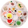 Juguete de Comida Simulada Pan Galleta Color Mixto Accesorios para Joyería de Resina DIY Juguete Hecho a Mano para Niños Materiales Venta al Por Mayor