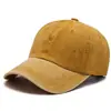 Gorra de Béisbol Lavable Cuatro Rayas Transfronteriza, Personalizable con Bordado de Logo, Gorra Versátil de Mezclilla Suave con Efecto Desgastado Vintage