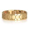 Pulsera Magnética Amazon Pulsera Magnética Desmontable para Hombre Germanio Hexagonal Versión Ancha Pulsera Nicho Romboidal
