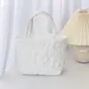 Bolso Coreano Dulce y Sencillo Bolso de Compras de Empalme de Nicho Gran Capacidad Bolso de Mano Portátil Bolso Tote para Mujer