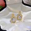Pendientes Cuadrados de Circonita Estilo Francés Lujo Ligero con Pasador de Plata S925 Pendientes de Diseño Nicho Populares Nuevos 2026