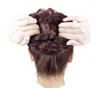 Peluca de Moño Esponjoso Accesorio para el Cabello, Postizo Negro Realista y Cómodo para Niñas, Suave y Duradero para Peinar