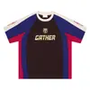 Camiseta de Manga Corta con Parche de Letra Raglán Original para Hombre Estilo Retro Americano 2026 Nueva Holgada Cuello Redondo Deportiva Media Manga