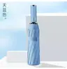 Paraguas completamente automático para hombre extragrande engrosado y reforzado de un botón completamente plegable paraguas plegable parasol y protector solar para mujer