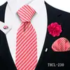 Corbata para Hombre, Pañuelo Cuadrado, Gemelos, Broche Set de 4 Piezas para Banquete de Negocios Decoración de Traje Camisa Corbata de Moda Fábrica Shengzhou