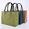 Bolsa de papel kraft lavable Dupont, personalizada, retro, de gran capacidad, 2024