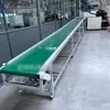 Esteira Transportadora Pequena, Linha de Montagem Antiestática, Linha de Produção de PVC, Esteira Transportadora de Entrega Expressa em Aço Inoxidável