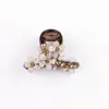 Mini pinza para el pelo con forma de perla de camelia, elegante, para flequillo femenino, estilo princesa, venta al por mayor