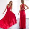 Vestido de Color Sólido de Estilo Francés Vintage de Gama Alta Versátil con Lazos, Falda Acampanada y Espalda Descubierta, Sexy Vestido Largo para Dama de Honor para Mujer