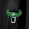 Adecuado para el enchufe del cinturón de seguridad de Mazda, hebilla del cinturón de seguridad, cubierta protectora antiarañazos, antidesgaste, anticortes, fila delantera y trasera, universal.