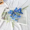 Magnolia de Cinco Flores Altamente Simulada Jarrón para Sala de Estar Dormitorio Flores Decorativas Accesorios para Fotografía Arreglo Floral Artificial Paisajismo