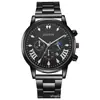 Popular reloj de cuarzo de comercio exterior, reloj de negocios simple para hombre, reloj con calendario y correa de acero, reloj de pulsera para hombre, directo del fabricante