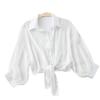 Chal Pequeño de Chifón Estilo Coreano Verano Combinación Universal Pequeña Prenda Exterior Ropa de Protección Solar de Verano Cárdigan para Mujer Chaleco Exterior Camisa Delgada