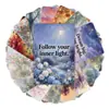 18 Jardín de Cuentos de Hadas Estilo Monet Transfronterizo Bosque Paisaje Natural Citas Positivas y Tarjetas Inspiradoras