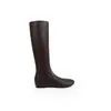 Mismo estilo que Uva Mamá Invierno 2026 Aumento Oculto de Altura de 4 cm~ Botines Cortos/Botines de Media Caña Minimalistas Estilo Coreano Puntera Redonda Elásticos Adelgazantes