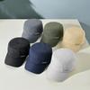 Gorra de béisbol de ala plana con perforaciones para primavera y verano para hombre, color liso, transpirable, secado rápido, gorra para deportes al aire libre, sombrero para acampar con protección solar